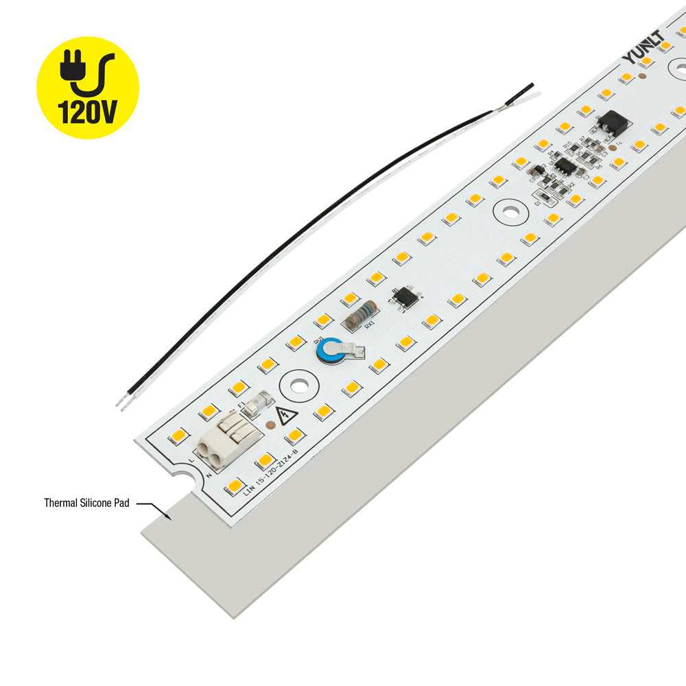 15 inch Linear ZEGA LED Module LIN 15-018W-930-120-S3-Z1B, 120V 18W 3000K(Warm White), gekpower