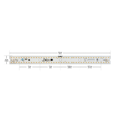 15 inch Linear ZEGA LED Module LIN 15-018W-930-120-S3-Z1B, 120V 18W 3000K(Warm White), gekpower