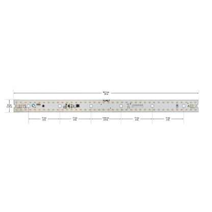 18 inch Linear ZEGA LED Module LIN 18-015W-930-120-S3-Z1B, 120V 15W 3000K(Warm White), gekpower