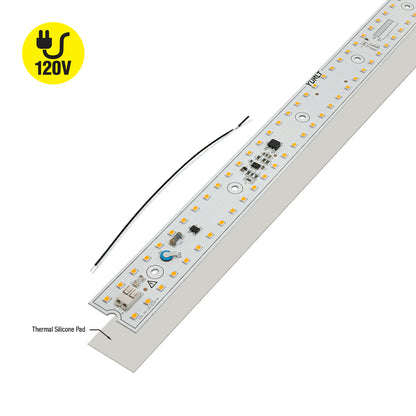 18 inch Linear ZEGA LED Module LIN 18-020W-930-120-S3-Z1B, 120V 20W 3000K(Warm White), gekpower