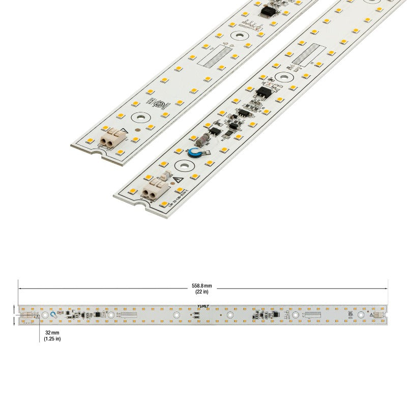 22 inch Linear ZEGA LED Module LIN-22-025W-930-120-S3-Z1B, 120V 25W 3000K(Warm White), gekpower