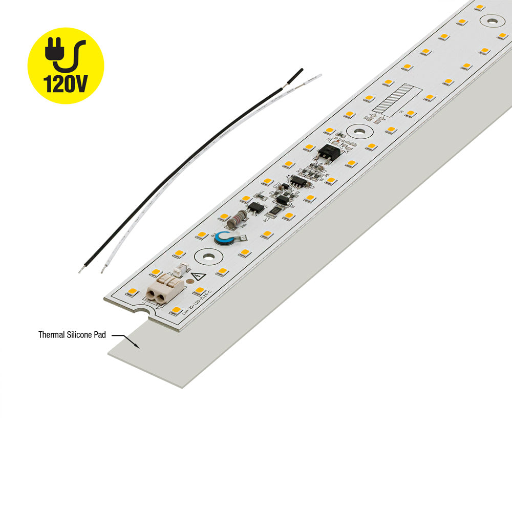 22 inch Linear ZEGA LED Module LIN-22-030W-930-120-S3-Z1B, 120V 30W 3000K(Warm White), gekpower