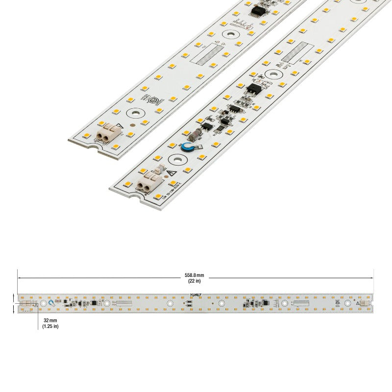 22 inch Linear ZEGA LED Module LIN-22-030W-930-120-S3-Z1B, 120V 30W 3000K(Warm White), gekpower