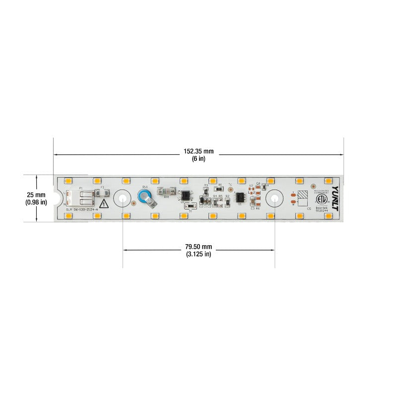 6 inch Slim ZEGA LED Module SLM 06-010W-930-120-S3-Z1A, 120V 10W 3000K(Warm White), gekpower