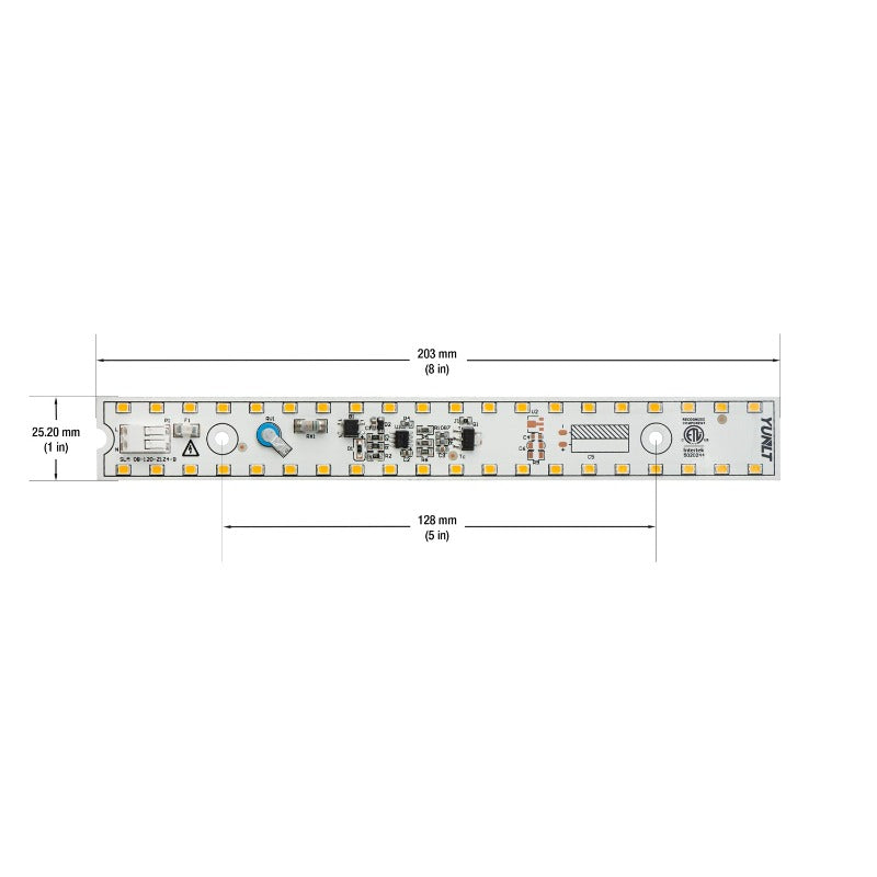 8 inch Slim ZEGA LED Module SLM 08-012W-930-120-S3-Z1B, 120V 12W 3000K(Warm White), gekpower