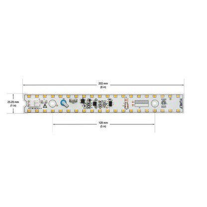 8 inch Slim ZEGA LED Module SLM 08-012W-930-120-S3-Z1B, 120V 12W 3000K(Warm White), gekpower