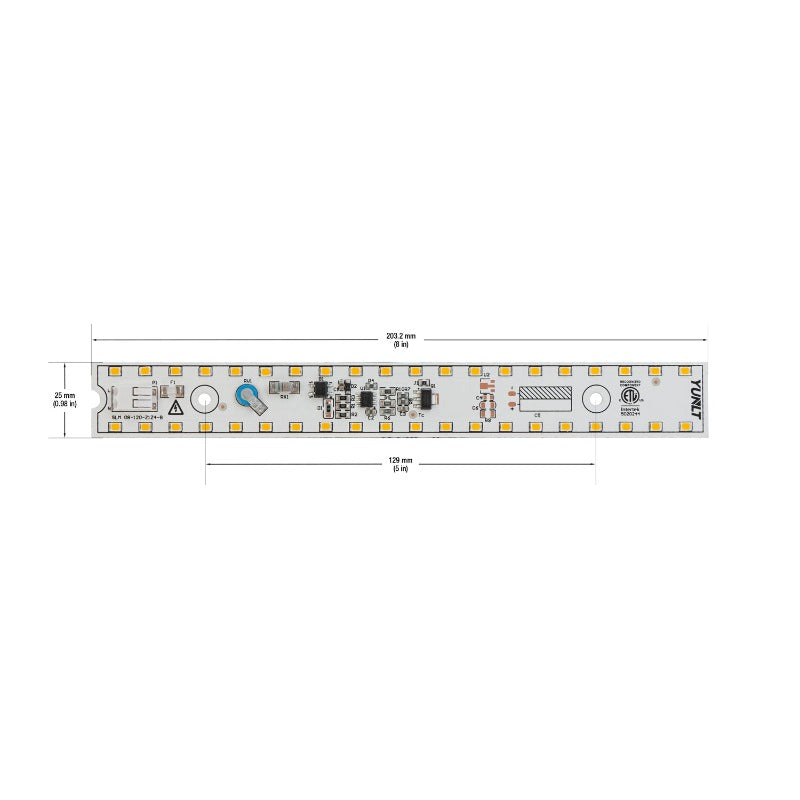 8 inch Slim ZEGA LED Module SLM 08-015W-930-120-S3-Z1B, 120V 15W 3000K(Warm White), gekpower