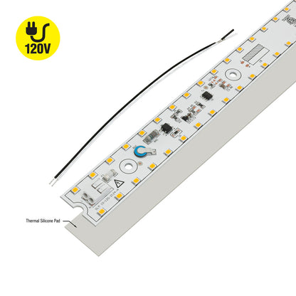 10 inch Slim ZEGA LED Module SLM 10-010W-930-120-S3-Z1A, 120V 10W 3000K(Warm White), gekpower