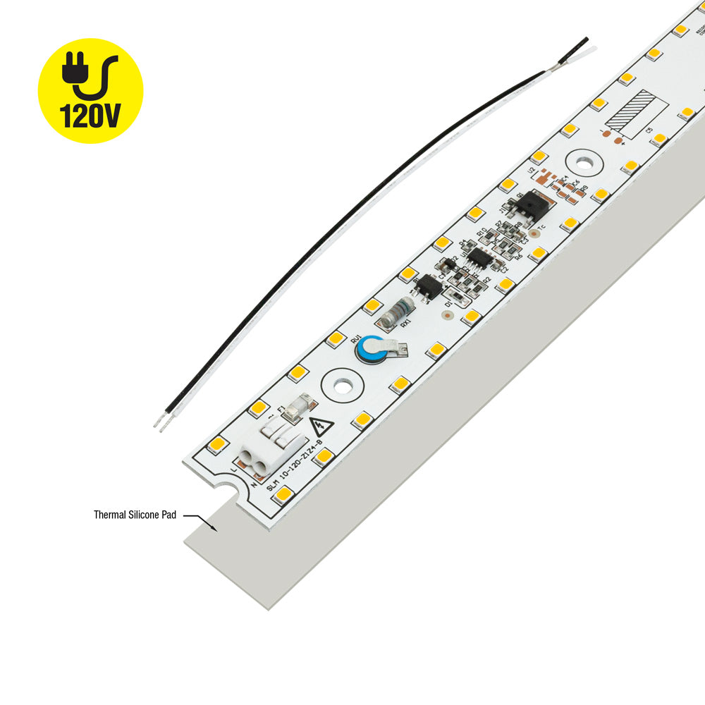 10 inch Slim ZEGA LED Module SLM 10-012W-930-120-S3-Z1B, 120V 12W 3000K(Warm White), gekpower