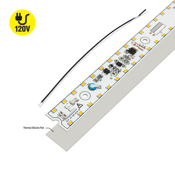 10 inch Slim ZEGA LED Module SLM 10-012W-930-120-S3-Z1B, 120V 12W 3000K(Warm White)