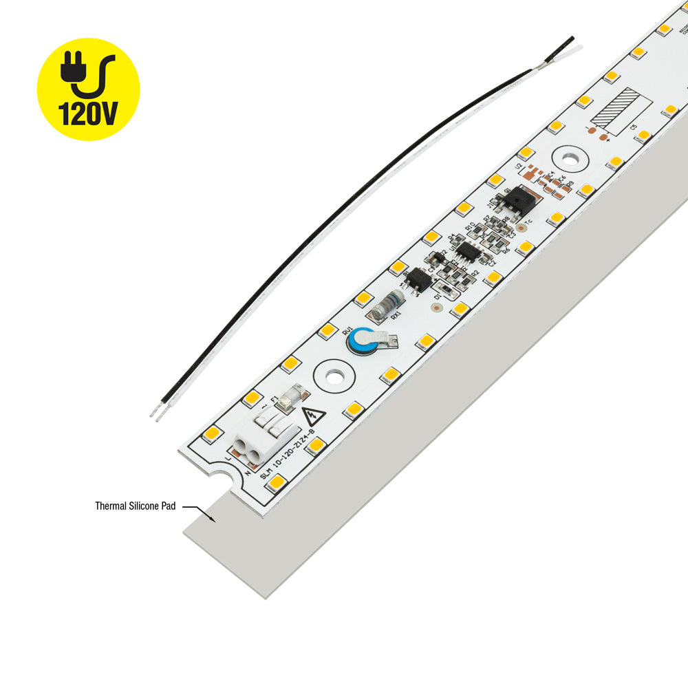 10 inch Slim ZEGA LED Module SLM 10-015W-930-120-S3-Z1B, 120V 15W 3000K(Warm White), gekpower