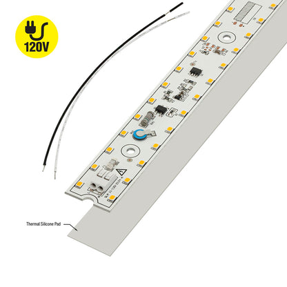 11 inch Slim ZEGA LED Module SLM 11-010W-930-120-S3-Z1A, 120V 10W 3000K(Warm White), gekpower