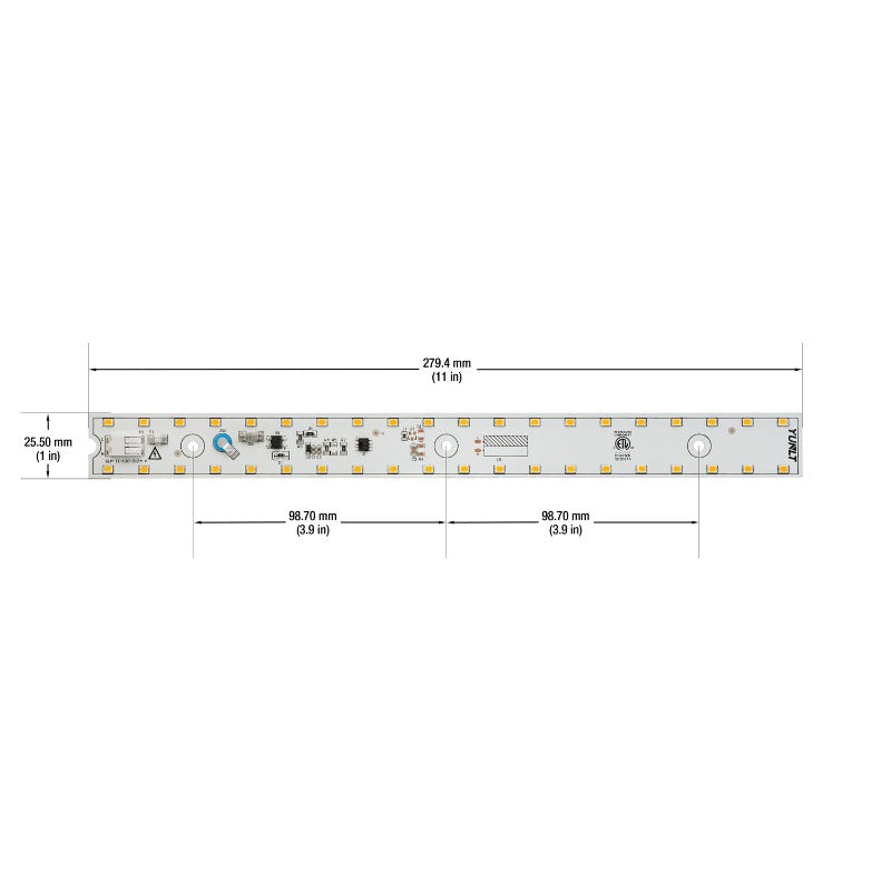 11 inch Slim ZEGA LED Module SLM 11-010W-930-120-S3-Z1A, 120V 10W 3000K(Warm White), gekpower