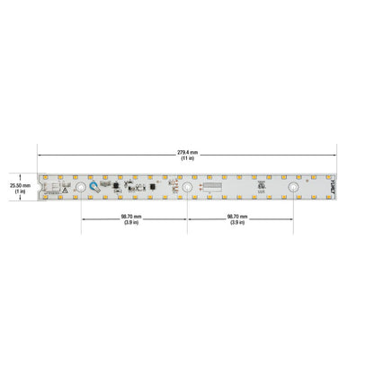 11 inch Slim ZEGA LED Module SLM 11-010W-930-120-S3-Z1A, 120V 10W 3000K(Warm White), gekpower