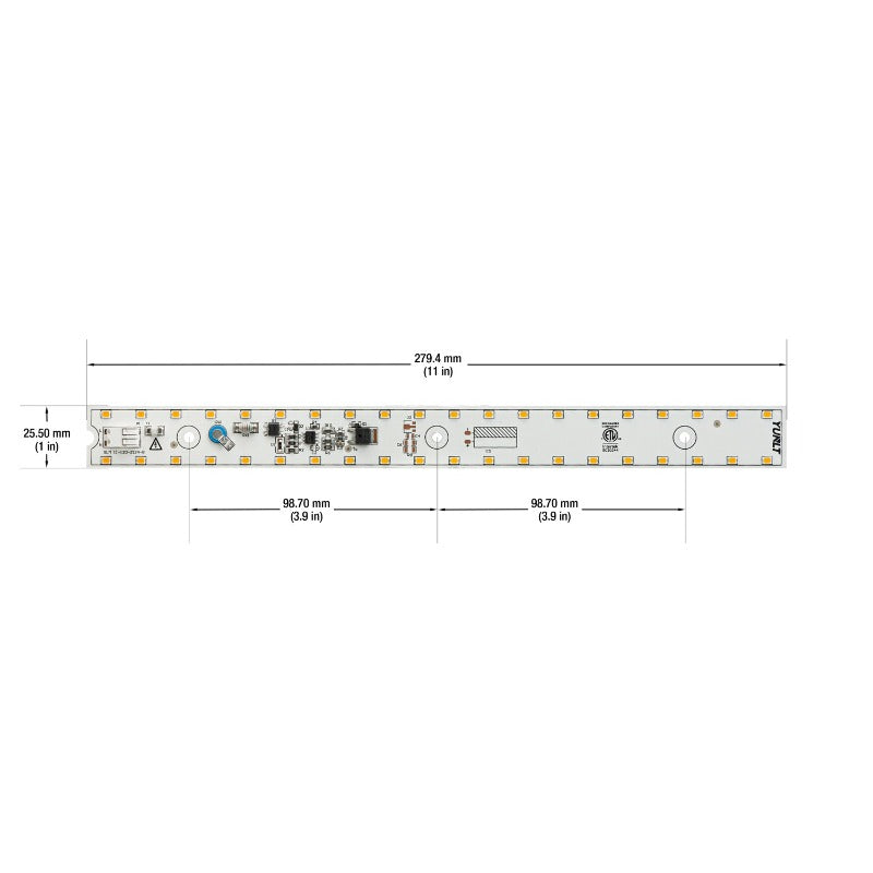 11 inch Slim ZEGA LED Module SLM 11-012W-930-120-S3-Z1B, 120V 12W 3000K(Warm White), gekpower