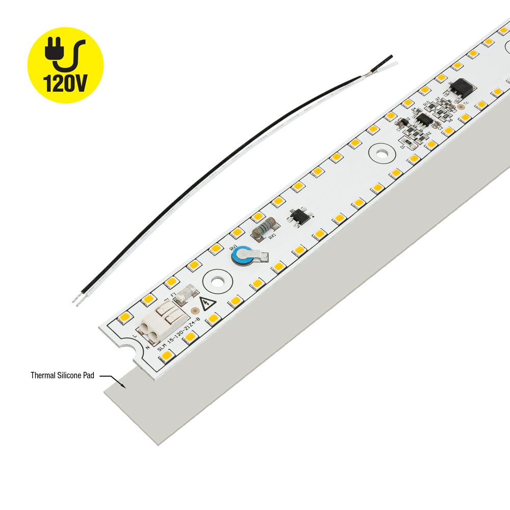 15 inch Slim ZEGA LED Module SLM 15-015W-930-120-S3-Z1B, 120V 15W 3000K(Warm White), gekpower