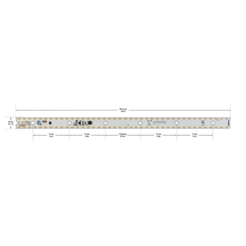 18 inch Slim ZEGA LED Module SLM 18-015W-930-120-S3-Z1B, 120V 15W 3000K(Warm White), gekpower