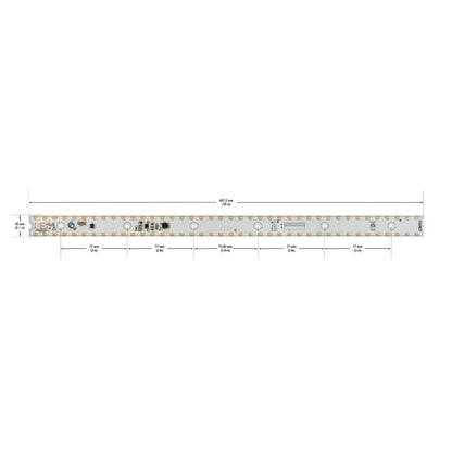 18 inch Slim ZEGA LED Module SLM 18-015W-930-120-S3-Z1B, 120V 15W 3000K(Warm White), gekpower