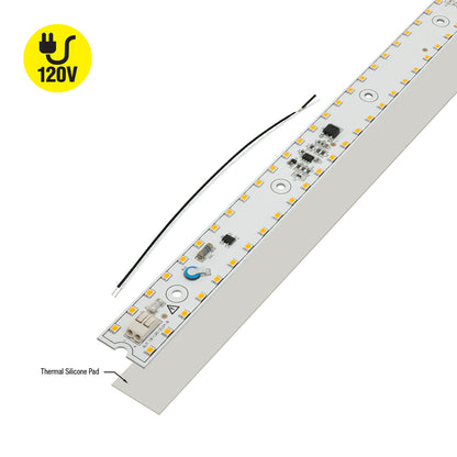 18 inch Slim ZEGA LED Module SLM 18-020W-930-120-S3-Z1B, 120V 20W 3000K(Warm White), gekpower