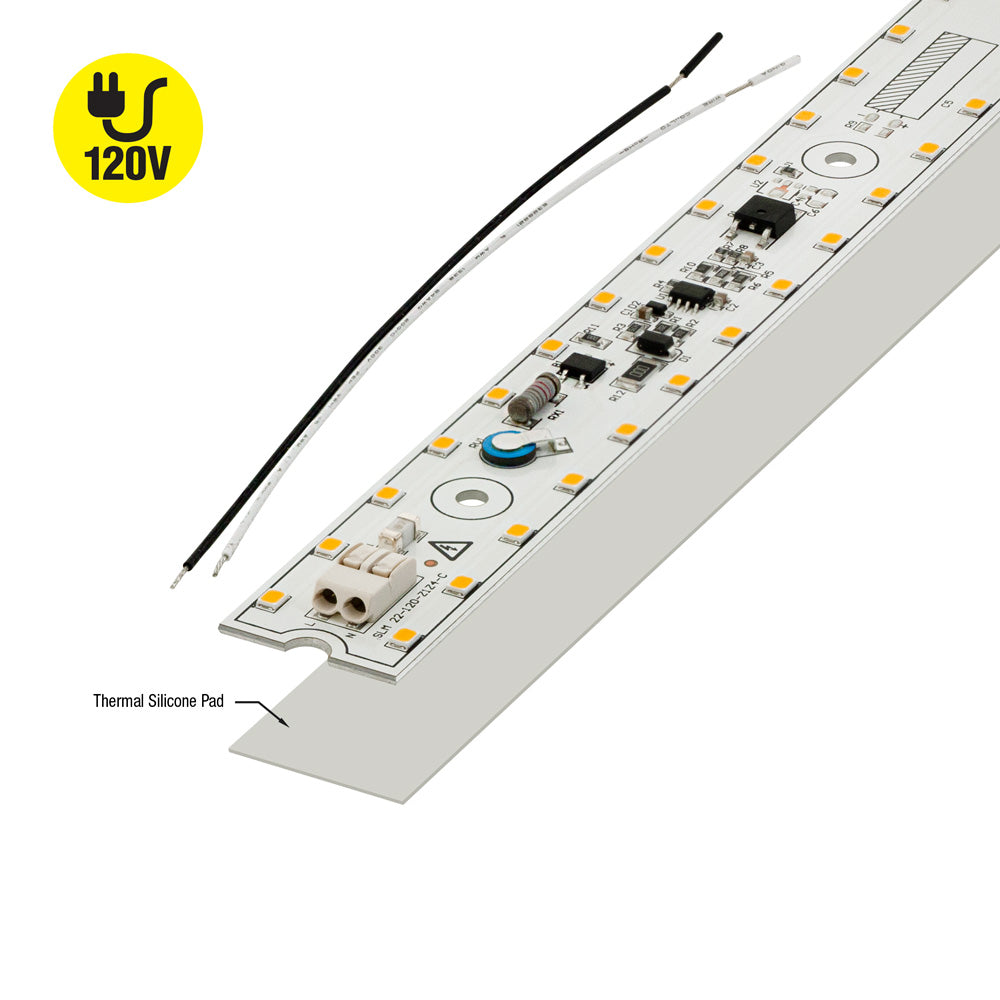 22 inch Slim ZEGA LED Module SLM 22-025W-930-120-S3-Z1B, 120V 25W 3000K(Warm White), gekpower