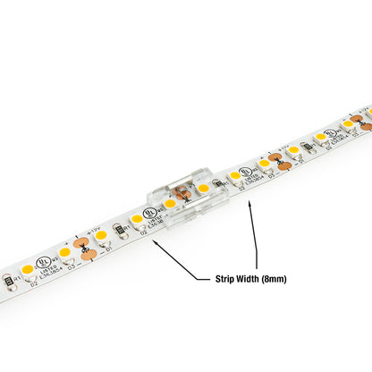 8mm Beetle LED Strip to Strip Connectors, VBD-BC-8MM-2S (Pack of 3)