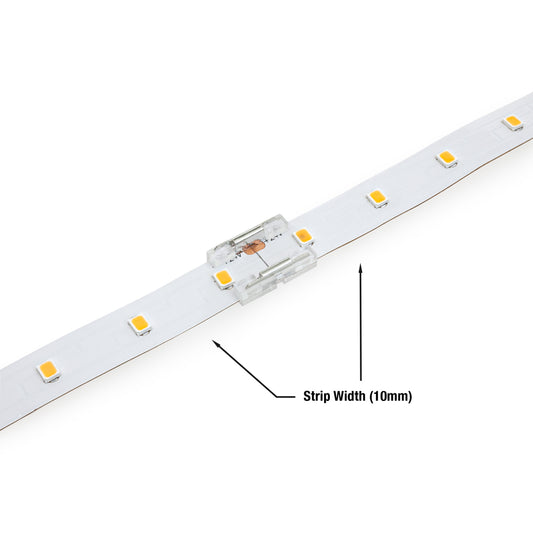 10mm Beetle LED Strip to Strip Connectors, VBD-BC-10MM-2S (Pack of 3)