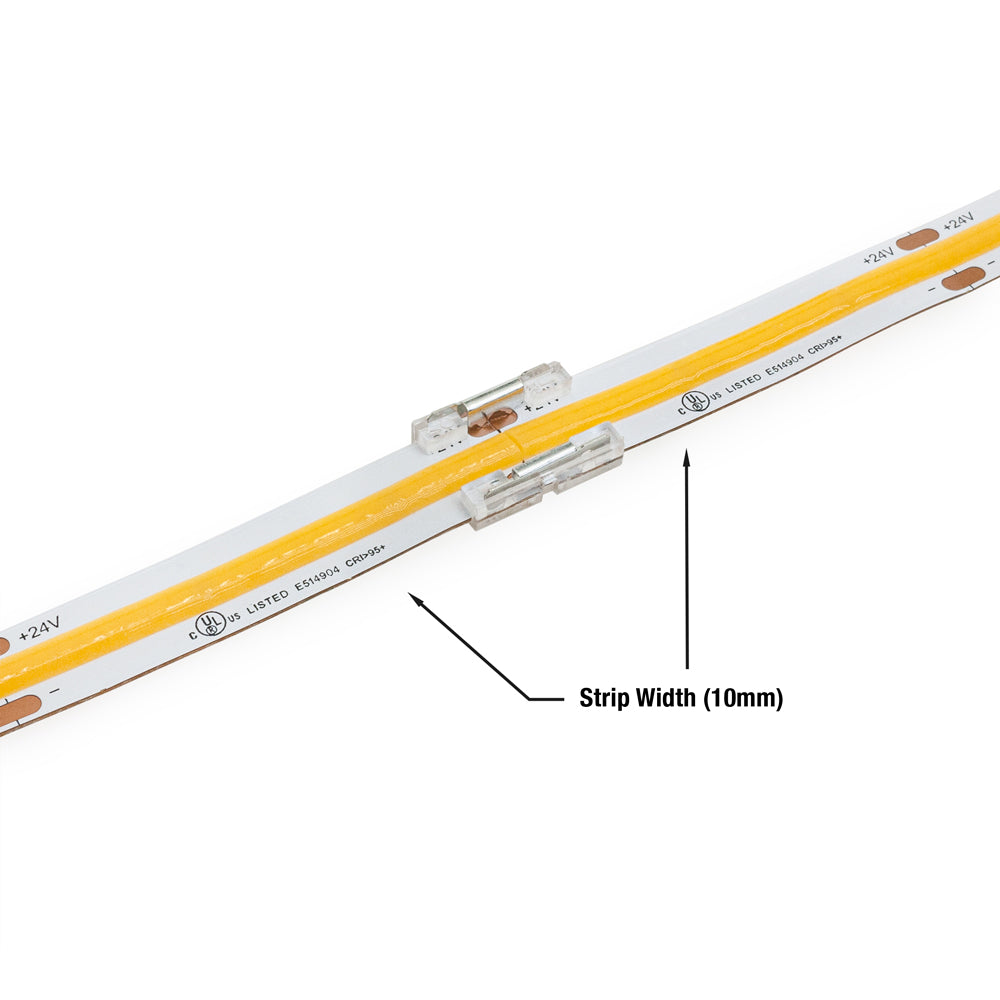 10mm Beetle LED Strip to Strip Connectors, VBD-BC-10MM-2S (Pack of 3)