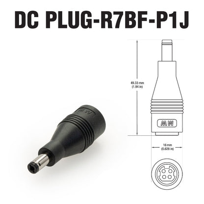 Plug-R&BF-P1J R&B to 2.1mm Connector - GekPower