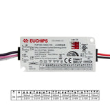 EUCHIPS Constant Current Driver PUP10D-1WMC-700 Selectable, 100VAC-240VAC 350 to 700mA - GekPower