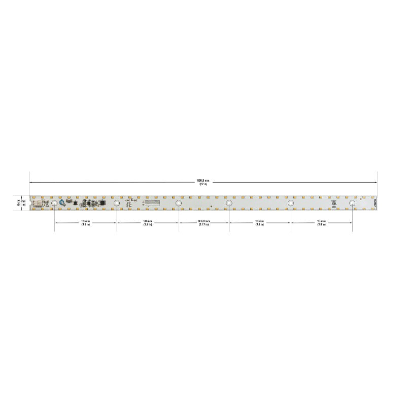 22inch Slim LED Module SLM 22-018W-930-120-S3-Z1B, 120V 18W 3000K(Warm White) - GekPower