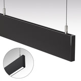 Narrow Black hanging Aluminum LED Channel VBD-CH-H3, 1Meters (3.2ft), Gekpower