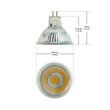 MR16 Bulb Glass type 12V 5W  3000K(Warm White)