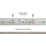 20M(65.6ft) Outdoor LED Strip Light L2835, 24V 3(w/ft) 298(Lm/ft) CCT(3K, 4K), gekpower