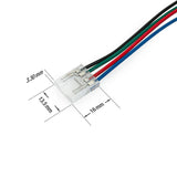 12mm RGB Beetle connector Wire to Strip for COB strips (Pack of 1)