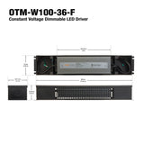 OTM-W100-36F Constant Voltage 0-10V Dimming LED Driver 36V 100W, gekpower