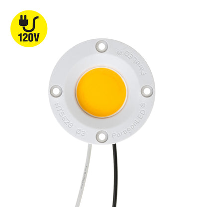 CDAC-080-05028-120-2700K COB Paragon LED Module with HT5828 LED Holder, 120V 10W 2700K, gekpower