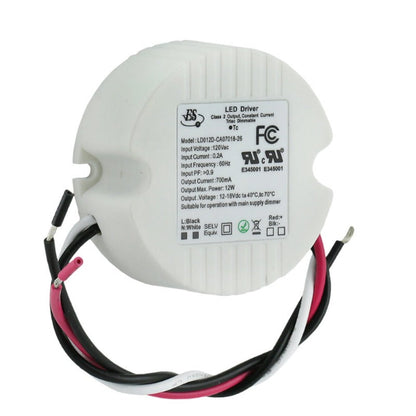 ES LD012D-CA07018-26 Constant Current LED Driver, 700mA 12-18V 12W max