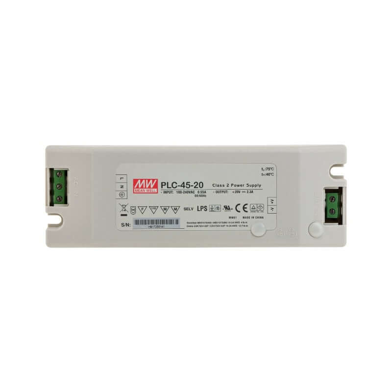 Mean Well PLC-45-20 Non-Dimmable LED Driver 45W