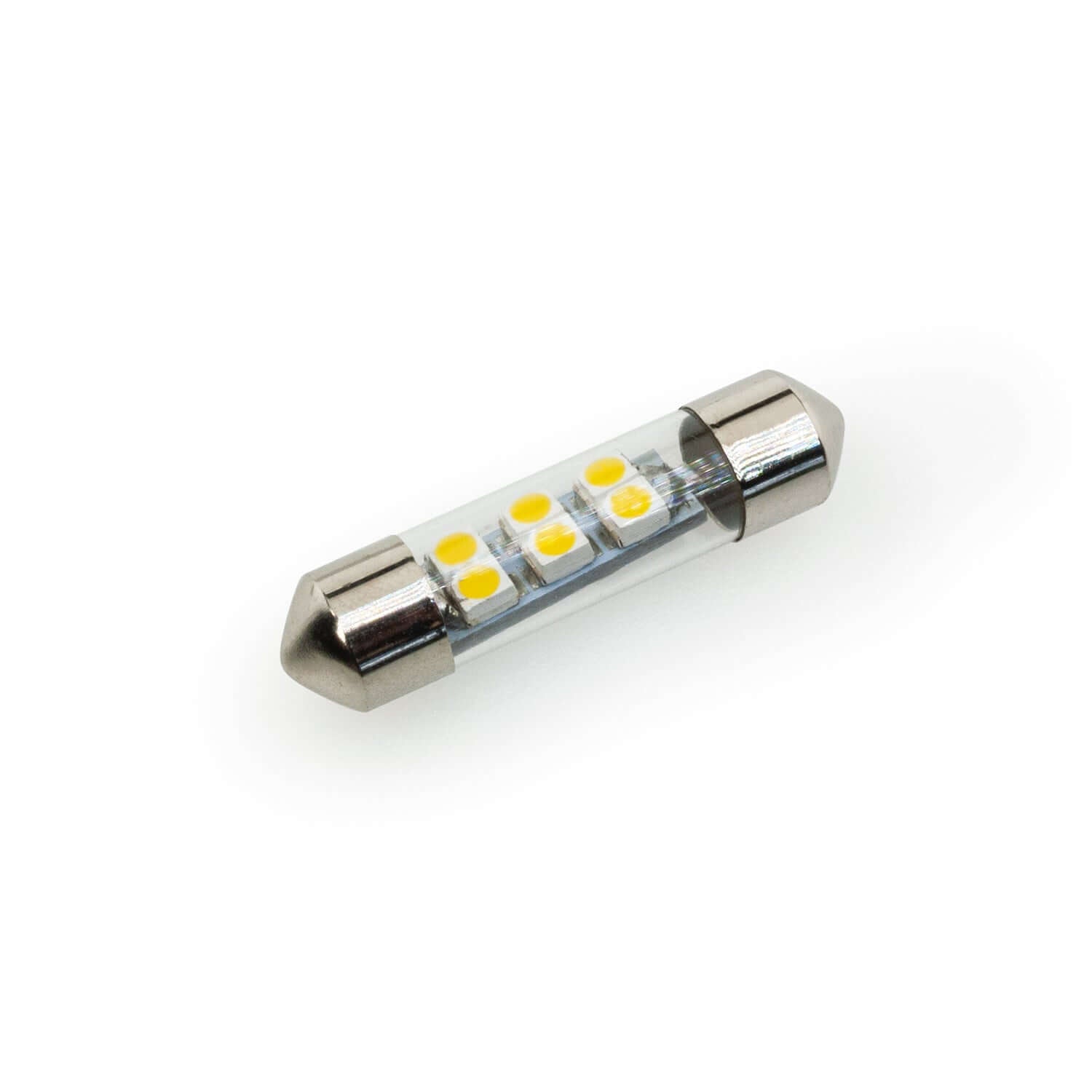 Festoon LED Light Bulb 12V 0.5W 3000K - Warm White