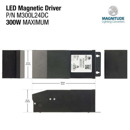Magnitude Magnetic M300L 24DC Dimmable LED Driver