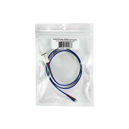 Male/Female RGB Connector for 10mm Strips