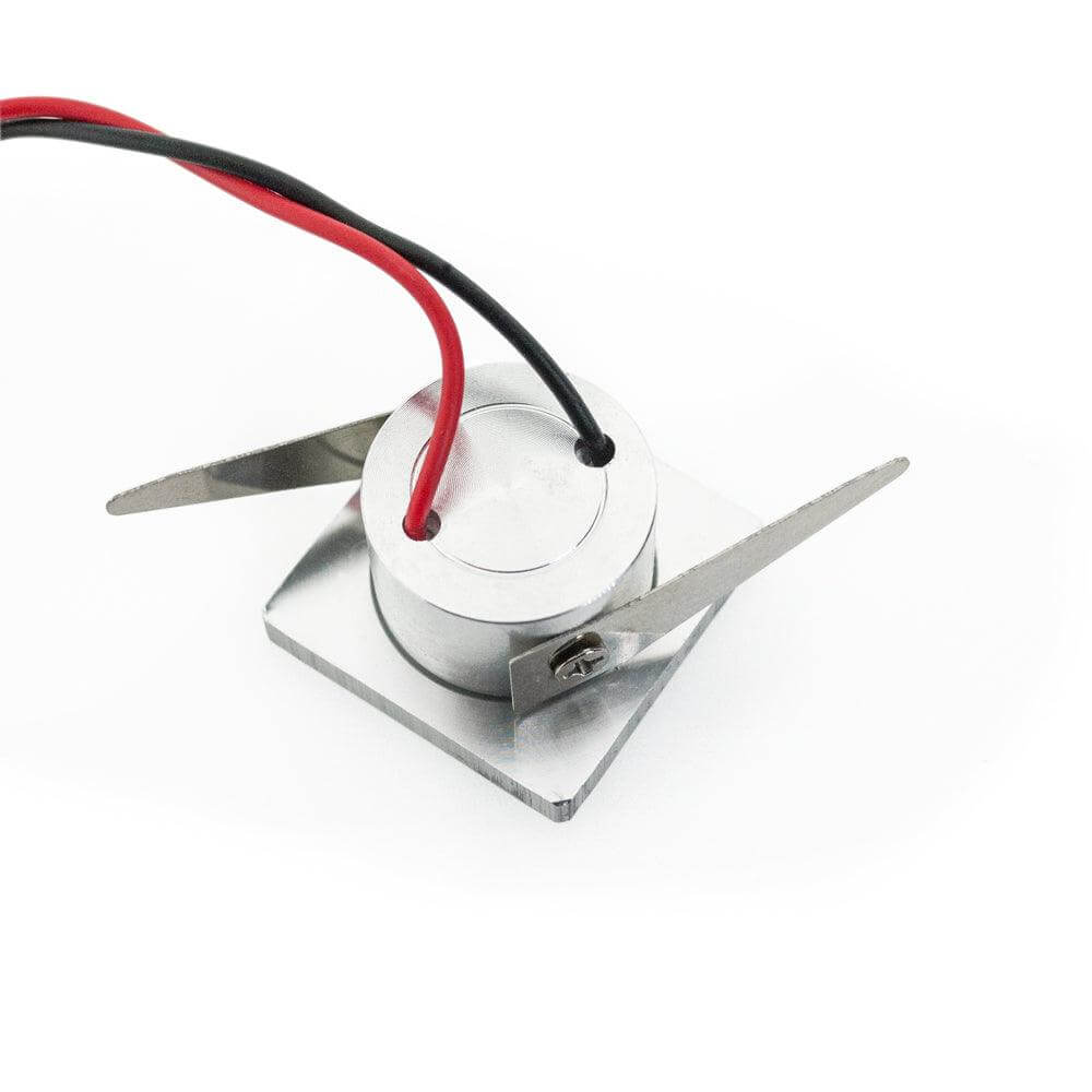 666561405571 - 1" Small Square Flat LED Recessed Pathway Light