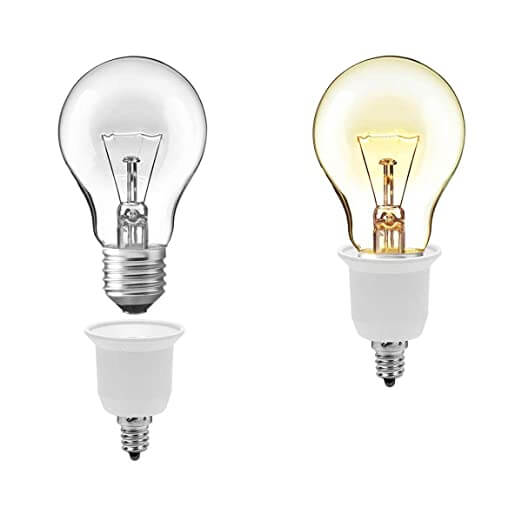 666561406011 - E12 to E26 Light Bulbs Adapter - Simple & Safe