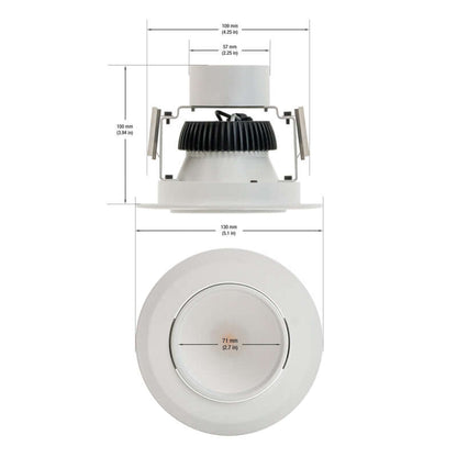 4 inch Dimmable LED Recessed Downlight LT-US-D413WC279E-11
