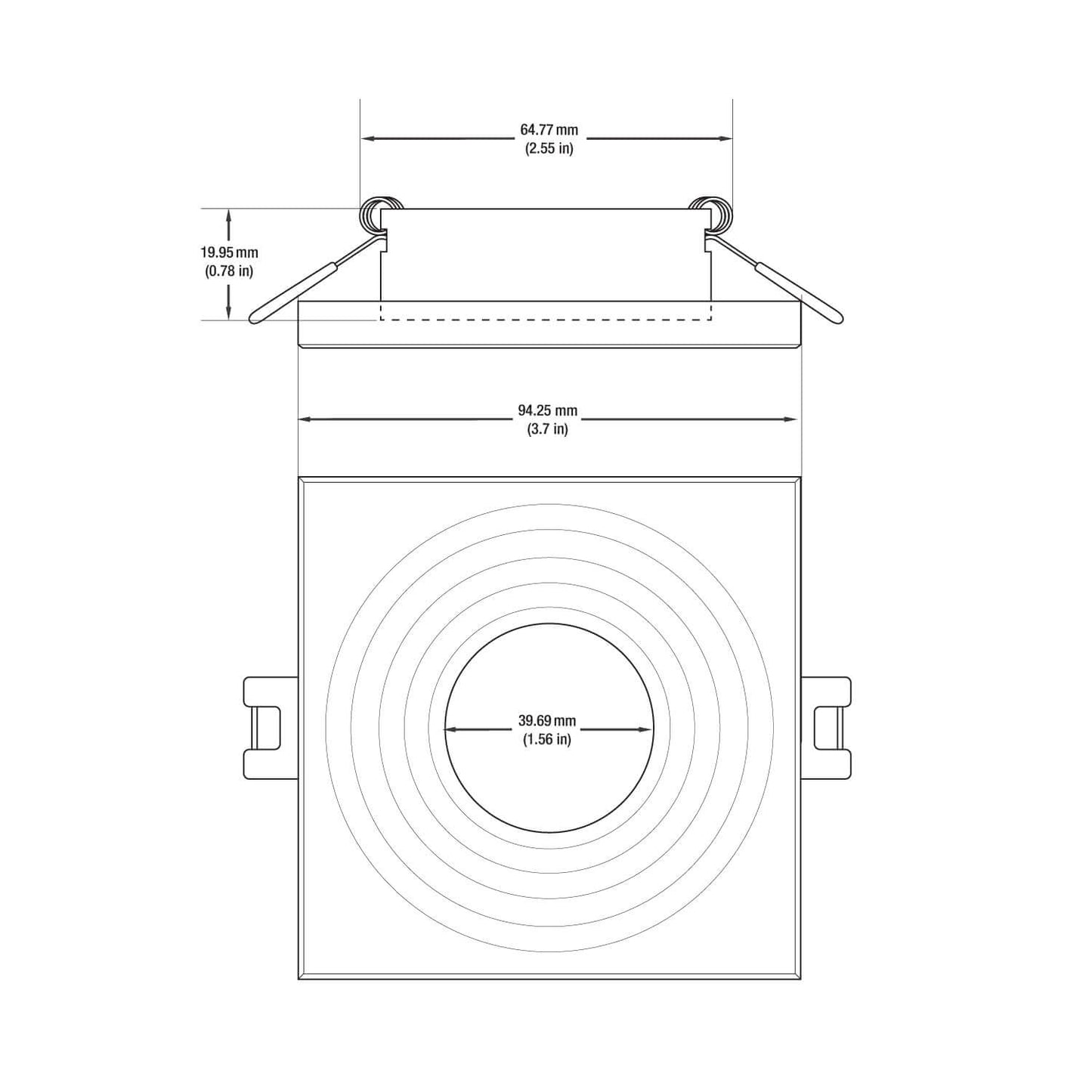 VBD-MTR-1C Low Voltage IC Rated Downlight