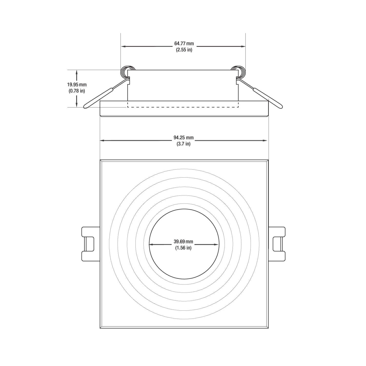 VBD-MTR-1C Low Voltage IC Rated Downlight