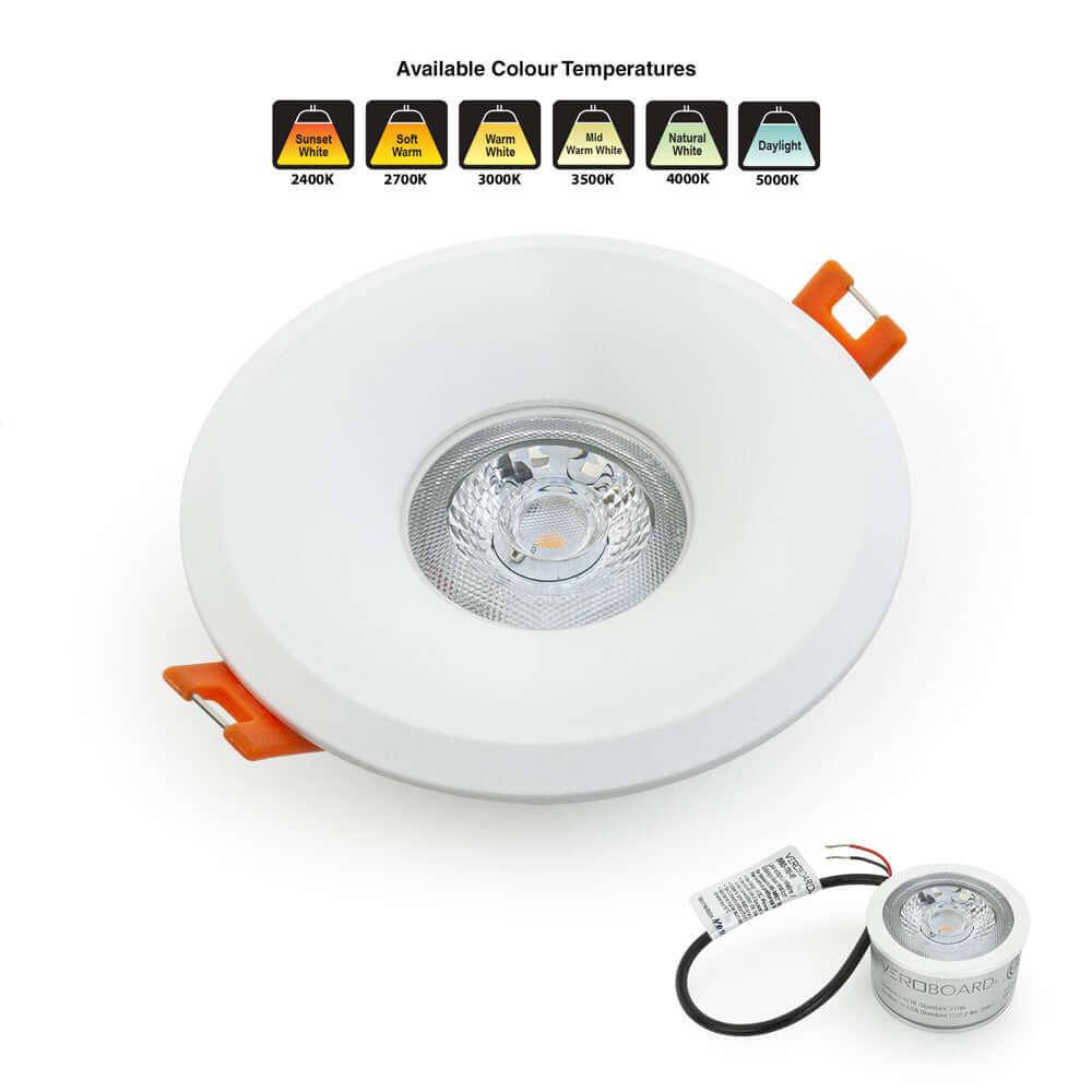 VBD-MTR-8W Low Voltage LED Downlight, White