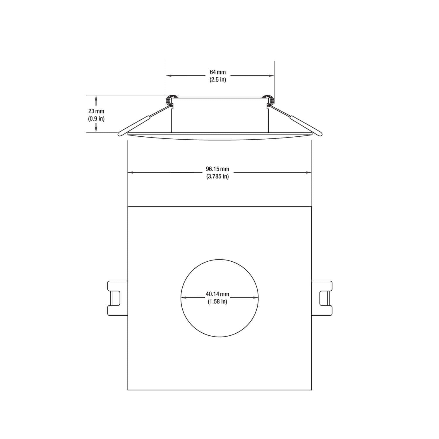 VBD-MTR-12C Low Voltage LED Downlight - Chrome