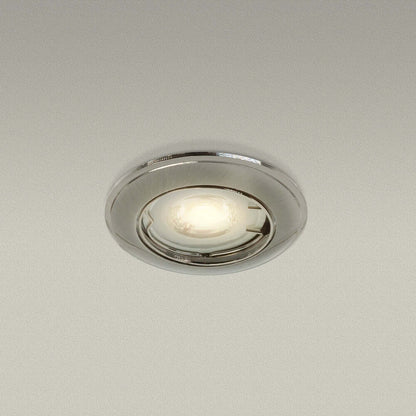 T-68 MR16 Light Fixture - Brushed Chrome 3" Round