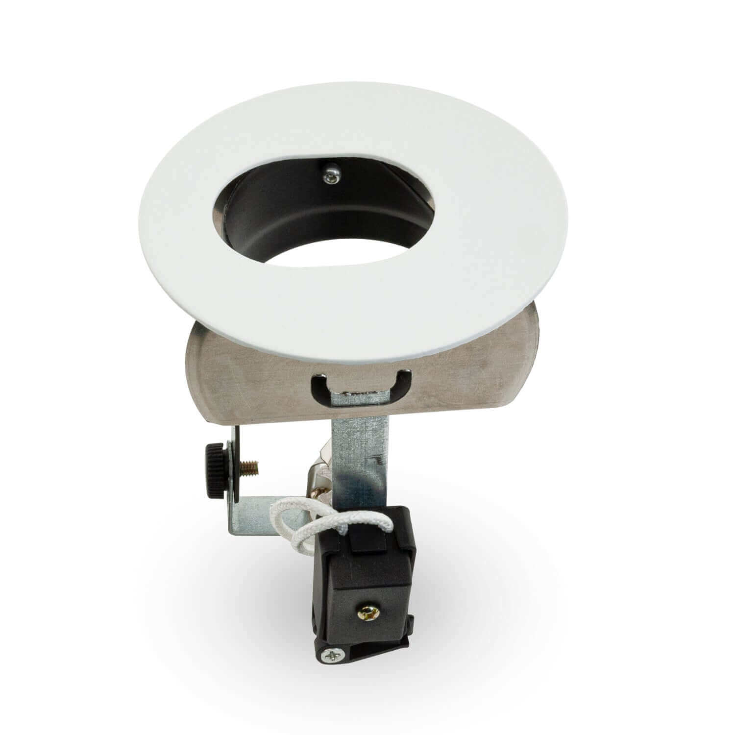 T-57 MR16 Light Fixture - Round White Recessed Trim